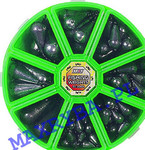 KOMPLET CIĘŻARKÓW ŁEZKI Z KRĘTLIKIEM JAXON CC-Z004